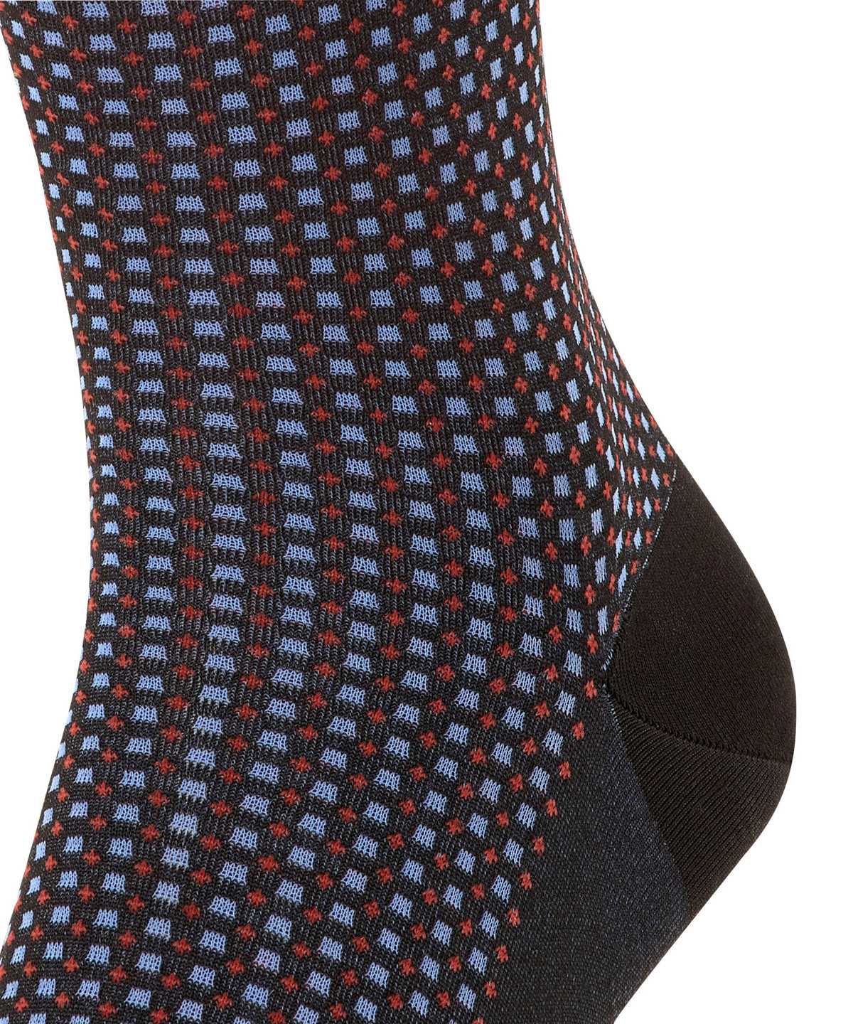 Falke Uptown Tie Socks Zokni Férfi Fekete | IBCT-72860