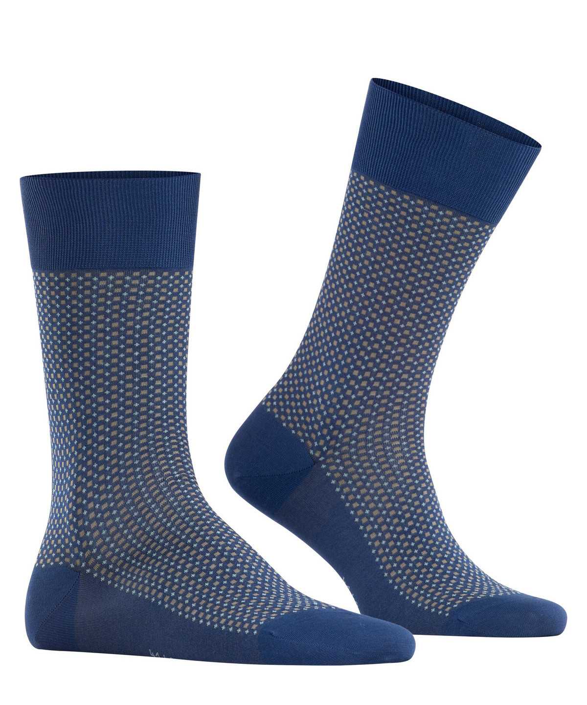 Falke Uptown Tie Socks Zokni Férfi Kék | PLVA-28605