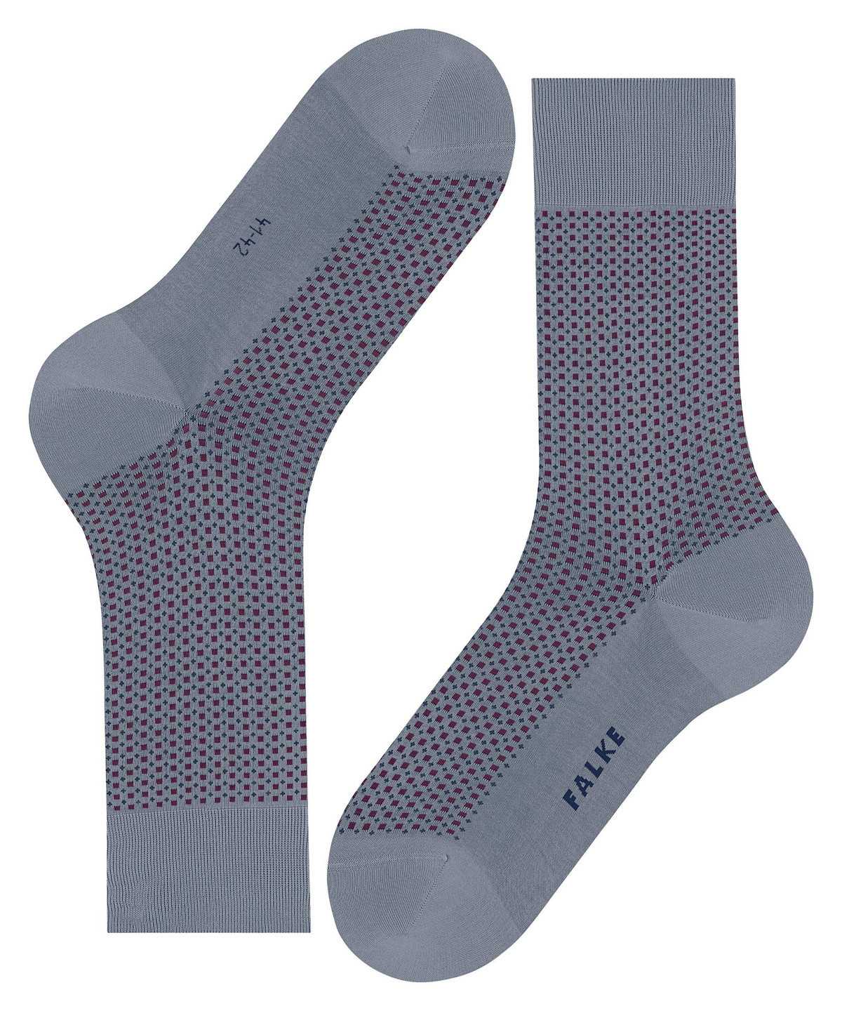 Falke Uptown Tie Socks Zokni Férfi Szürke | FOHE-71653