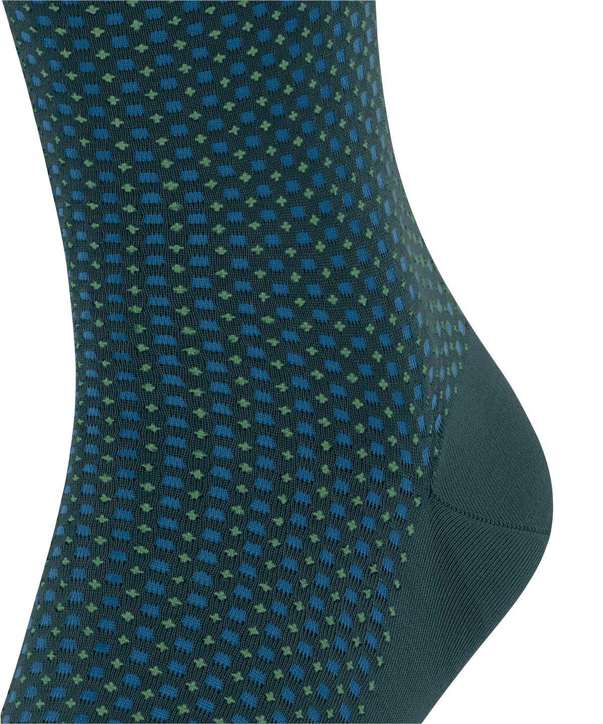 Falke Uptown Tie Socks Zokni Férfi Zöld | NHST-58932