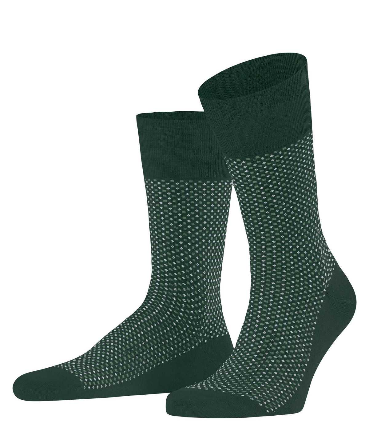 Falke Uptown Tie Socks Zokni Férfi Zöld | TPOS-71369