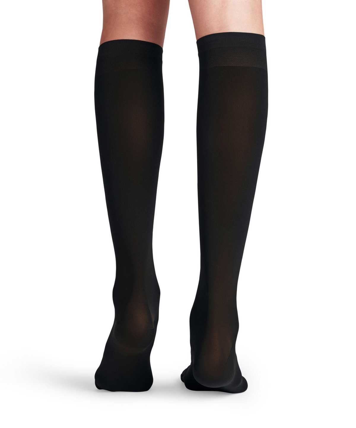 Falke Vitalize 40 DEN Knee-high Socks Zokni Női Fekete | WLEX-80756