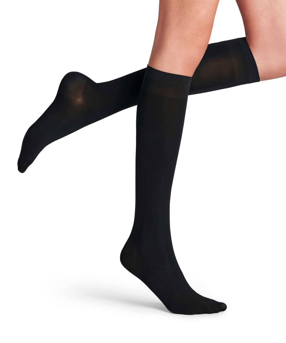 Falke Vitalize 40 DEN Knee-high Socks Zokni Női Fekete | WLEX-80756