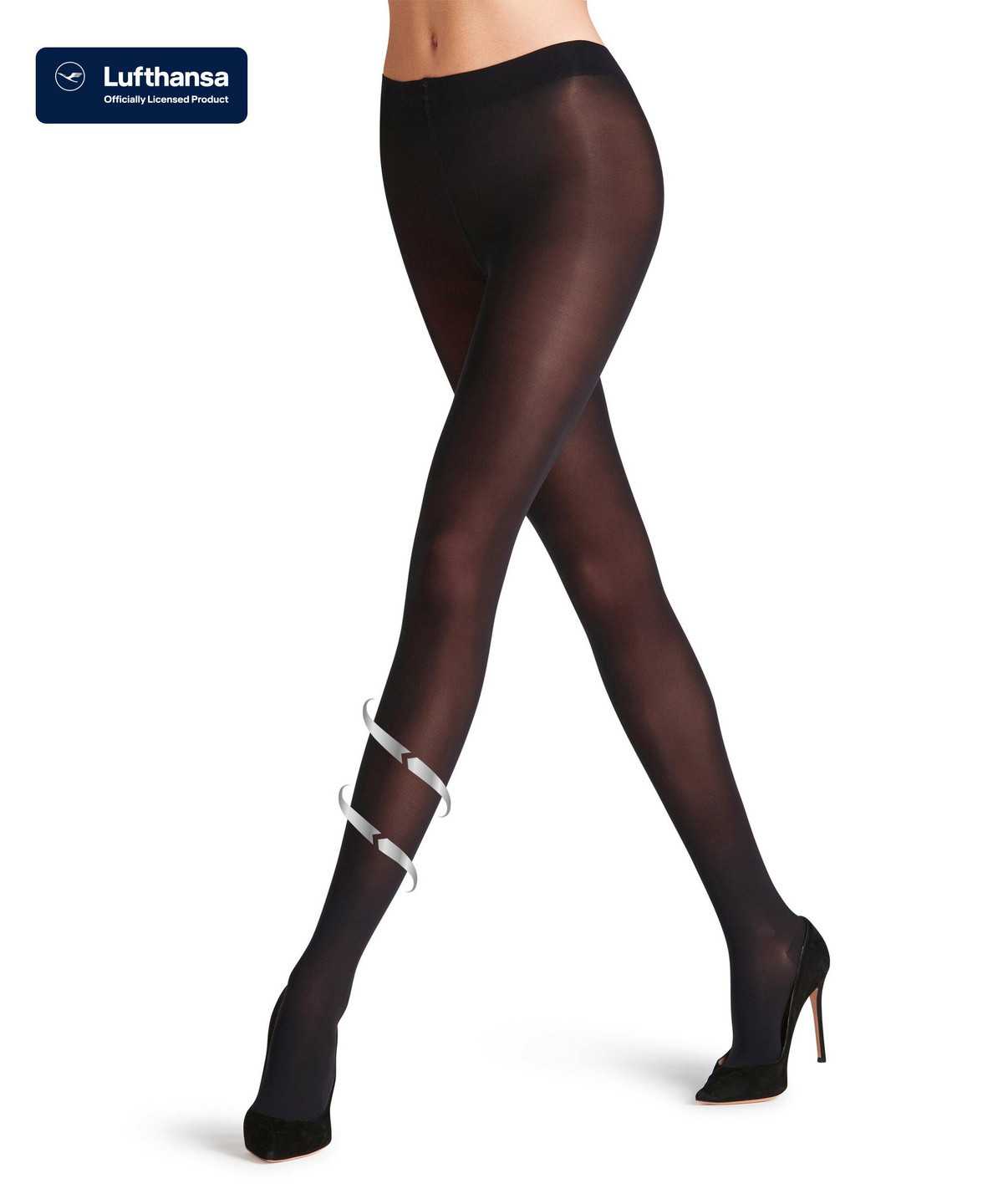 Falke Vitalize 40 DEN Tights Tights Női Fekete | ROKW-74258