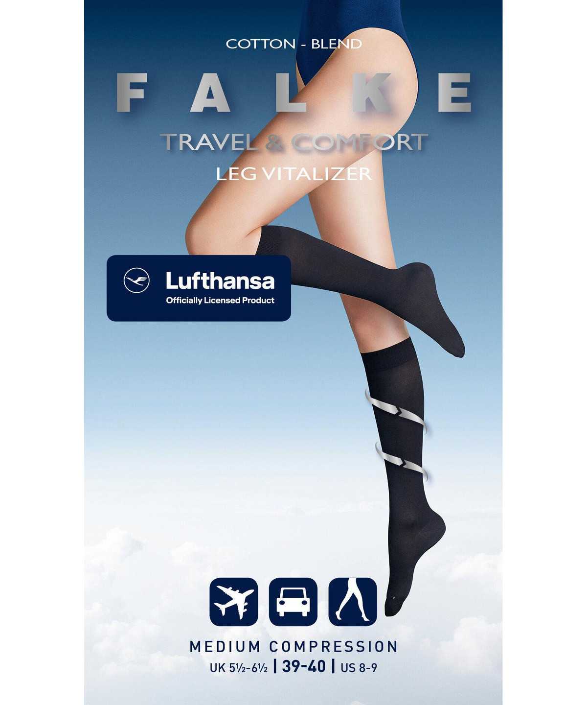 Falke Vitalizer Knee-high Socks Zokni Női Fehér | PBQR-76218